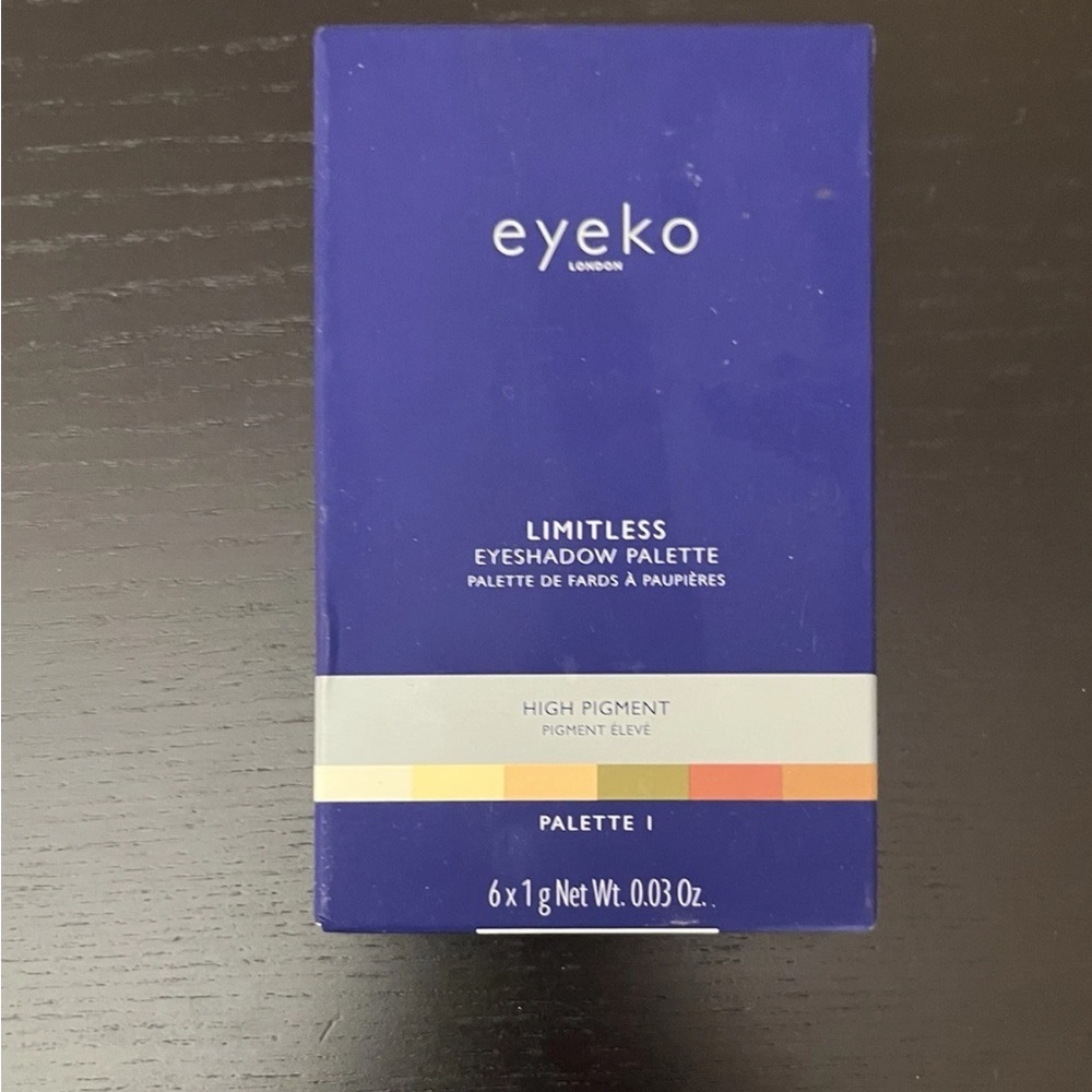 New Eyeko Limitless Eyeshadow Palette 1